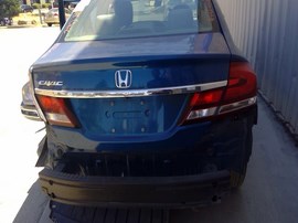 2014 HONDA CIVIC, BLUE, LX MODEL, 1.8L, AT.   A26288